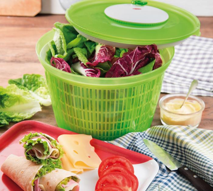 000808 ENERGY SALAD SPINNER-GREEN